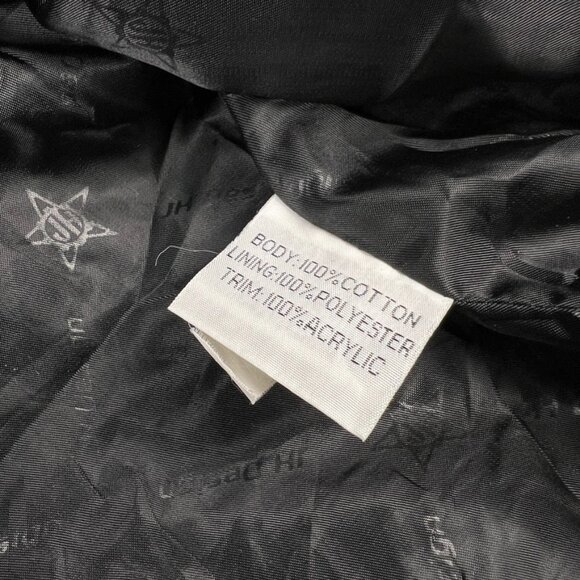 Vintage Jeff Hamilton JH Design Nascar Amsoil Twill Bomber Jacket Men's Size XL - Picture 13 of 14